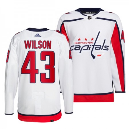 Washington Capitals tröja Tom Wilson 43 Adidas Vit Authentic - NHL Tröjor Herr Washington Capitals tröja Tom Wilson 43 Adidas Vit Authentic - NHL Tröjor Herr